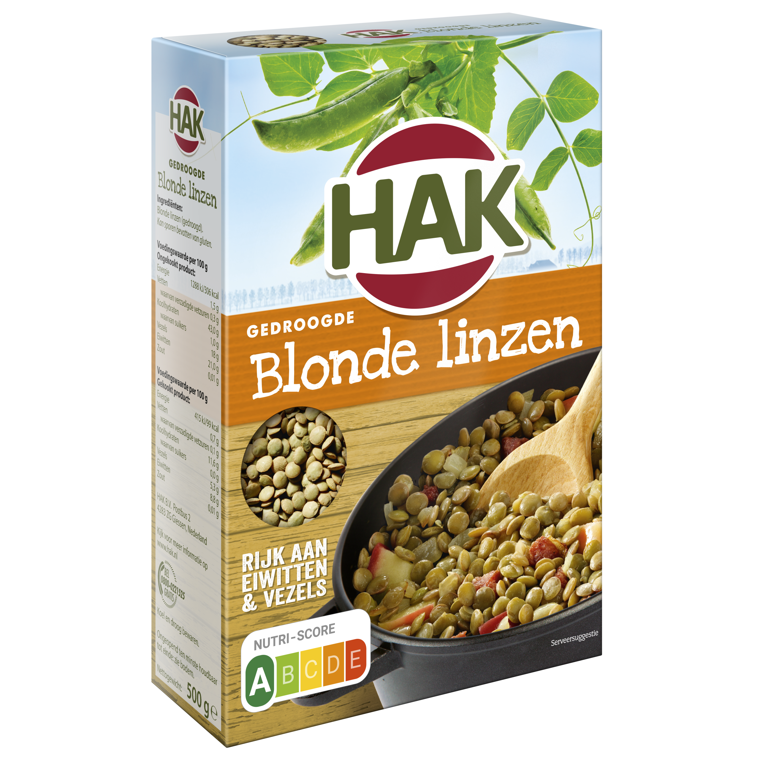 Gedroogde Blonde Linzen